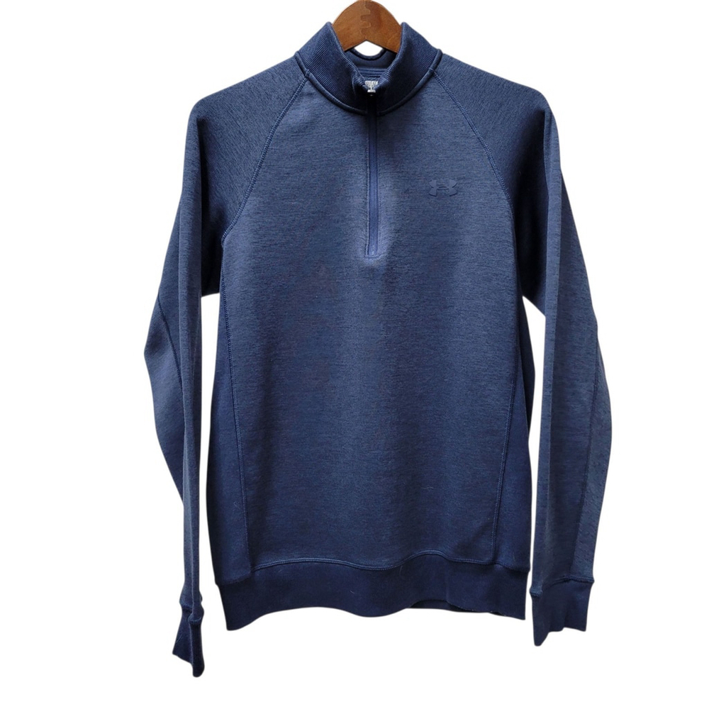 Under Armour Men's Loose Coldgear Full-Zip Long-Sleeves Sweatshirt Medium